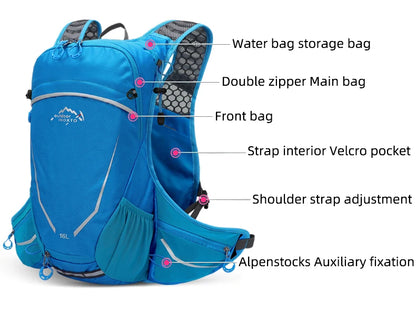 16L Outdoor Mountaineering Hiking Bike Riding Hydration Water Bag