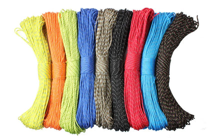 CAMPINGSKY Paracord 2mm Reflective Rope 3 Strand Core Outdoorhiking