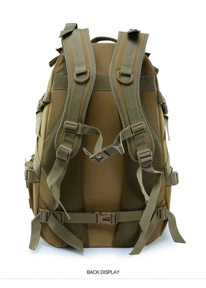 40L Camping Backpack Men's Bag Travel Bags Tactical Bag