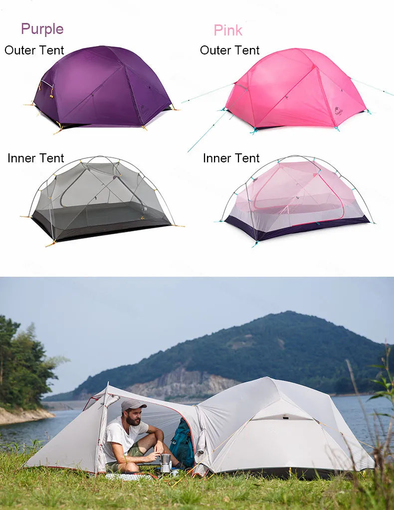 Camping Tent 2 Person Mongar Ultralight Tent