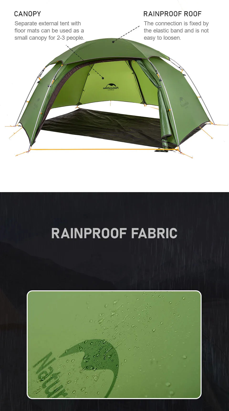 Ultralight 2 Persons Camping Hiking Outdoor Tent