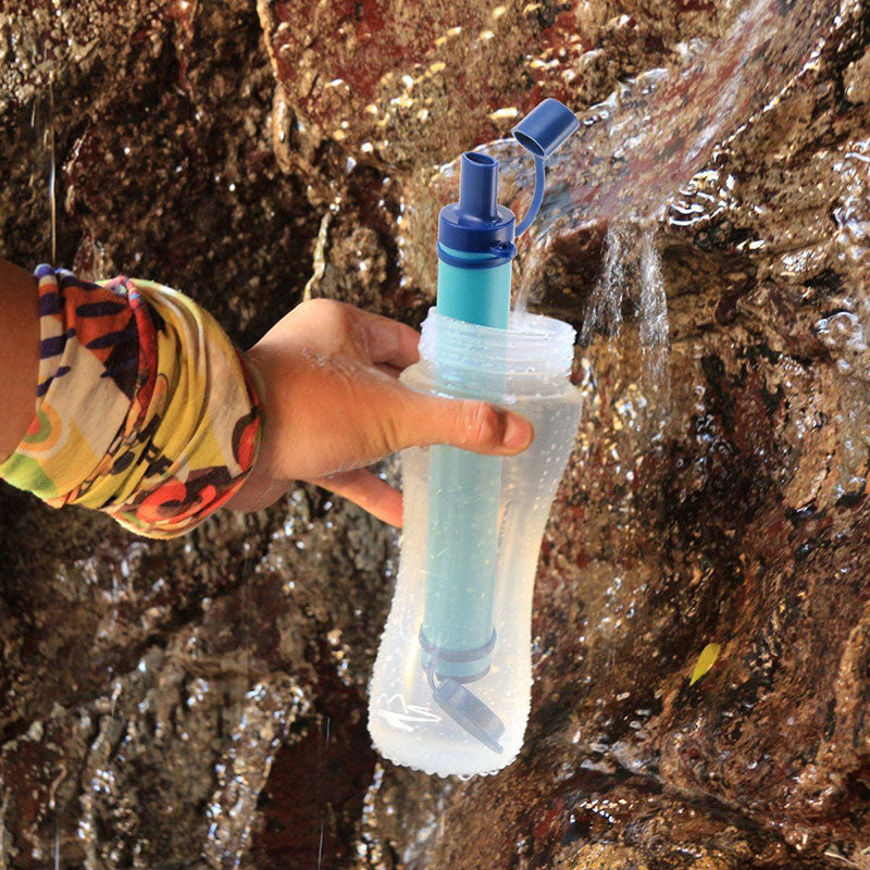 Newly Outdoor Water Purifier Camping Hiking Emergency Life Survival Portable