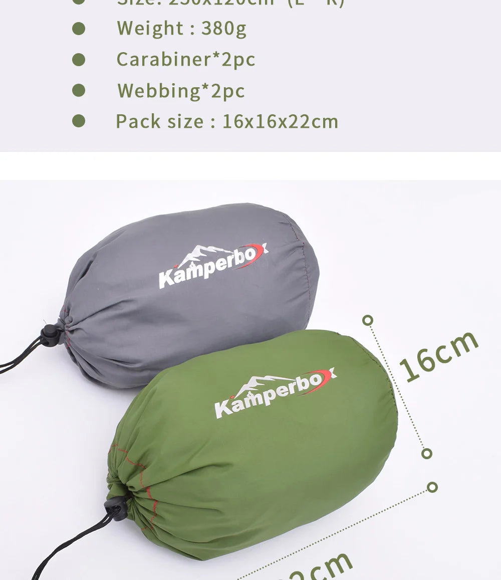 Hammock Camping Hammock Adjustable Straps Sleeping Bag System Kamperbox HM08