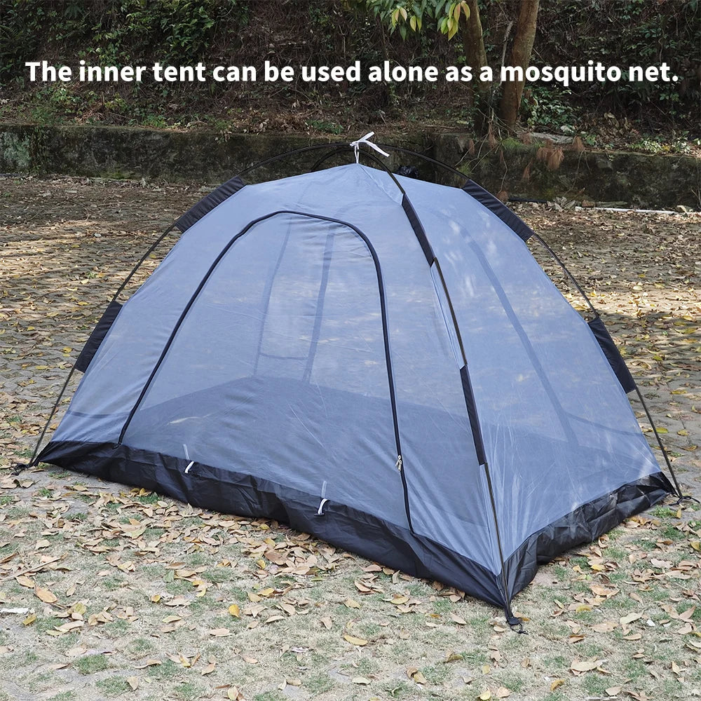 Fireproof Hot Extend Dome with with Stove Jack & Snow Skirt, Tent 2 Person