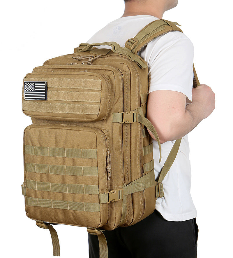 QT&QY 45L Tactical Backpack For Men Molle 3 day survival Backpack Hunting Camping Hiking GYM Rucksack Survival Bug Out Bag