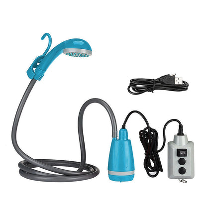 Portable Camping Shower Outdoor Camping Shower Pump Rechargeable Shower Head