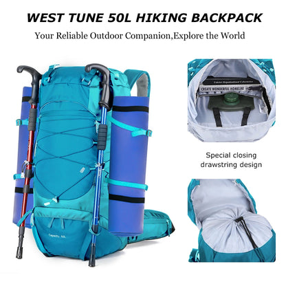 50L Hiking Backpack Multifunctional | Hiking Backpack | wander lustprogear