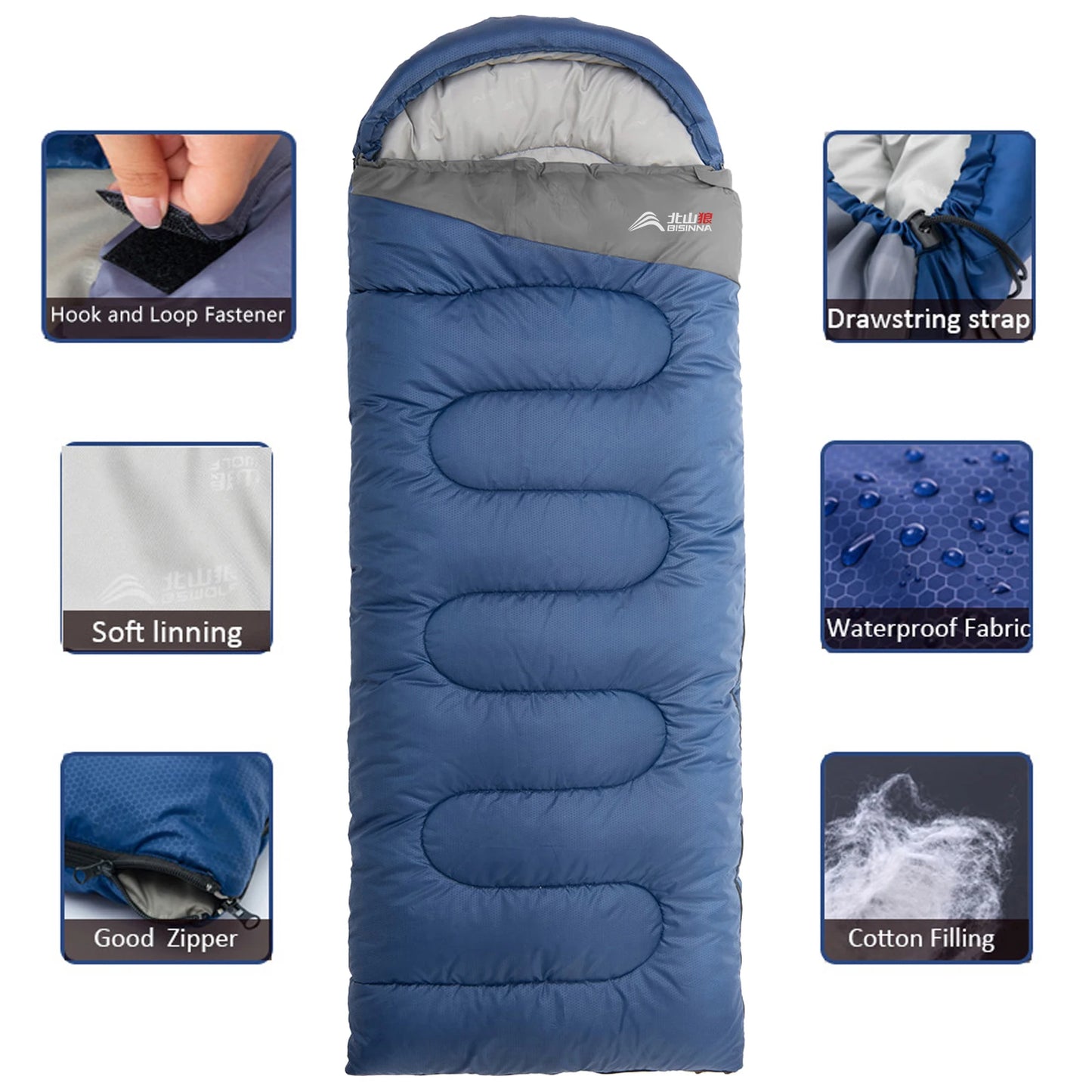 Camping Sleeping Bag | Ultralight Waterproof Bag | Wanderlustprogear