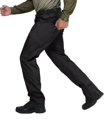 URBEST Men's Ripstop Tactical Pants, Water Resistant Cargo Pants