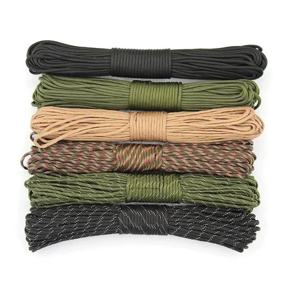 3M/5M/8M Dia.4mm 7 Stand Cores Paracord for Survival Parachute Cord