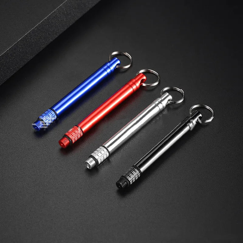 Titanium Outdoor EDC Portable Multi-Purpose Toothpick Bottle Fruit Fork Camping Tool