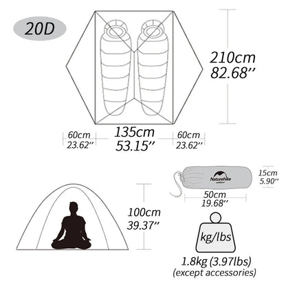 Mongar Camping Tent | Mongar Persons Tent | Wanderlustprogear