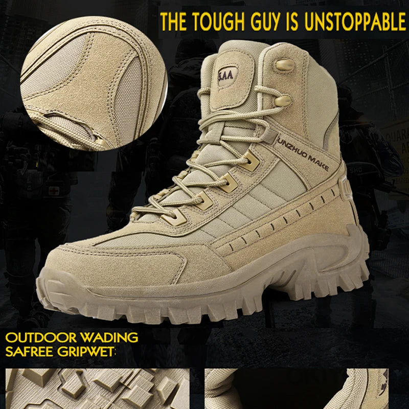 Tactical Hiking Boots | Non-slip Desert Boot | Wanderlustprogear