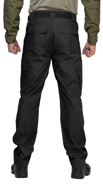 URBEST Men's Ripstop Tactical Pants, Water Resistant Cargo Pants