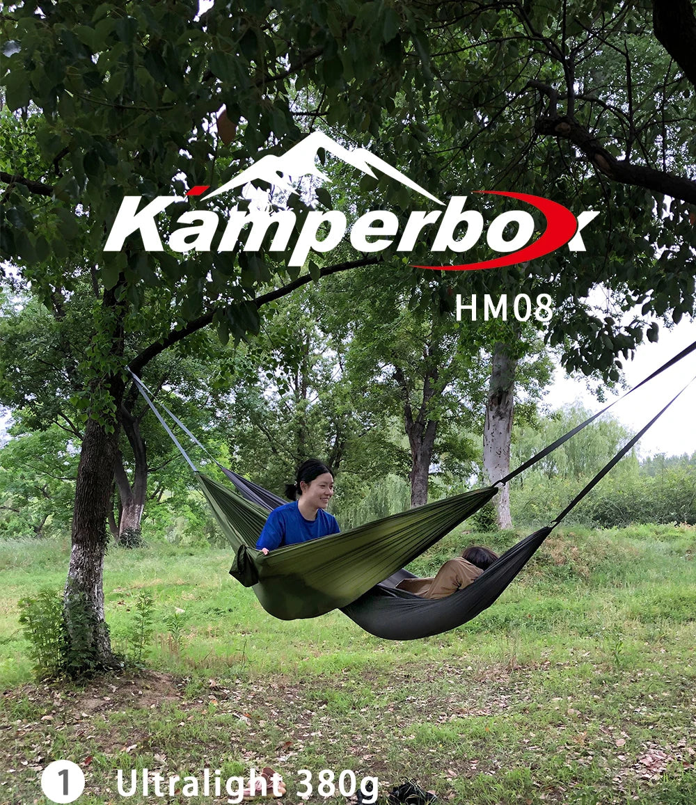 Hammock Camping Hammock Adjustable Straps Sleeping Bag System Kamperbox HM08