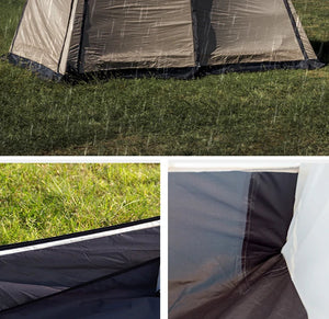 Two-Room office Outdoor Camping Family 6-10 People Double-Layer Large Tent