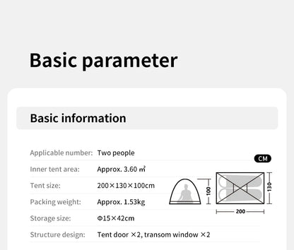 Naturehike P Series Tent Summer Breathable Outdoor Camping