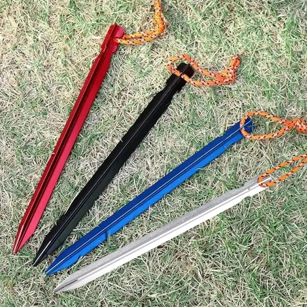 18CM Aluminum Alloy Tent Pegs Nail