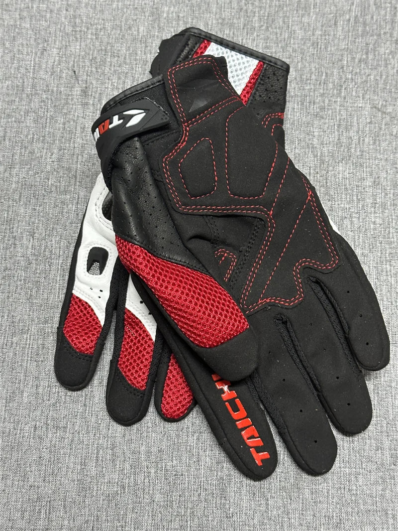 Motorcycle Gloves Genuine Leather