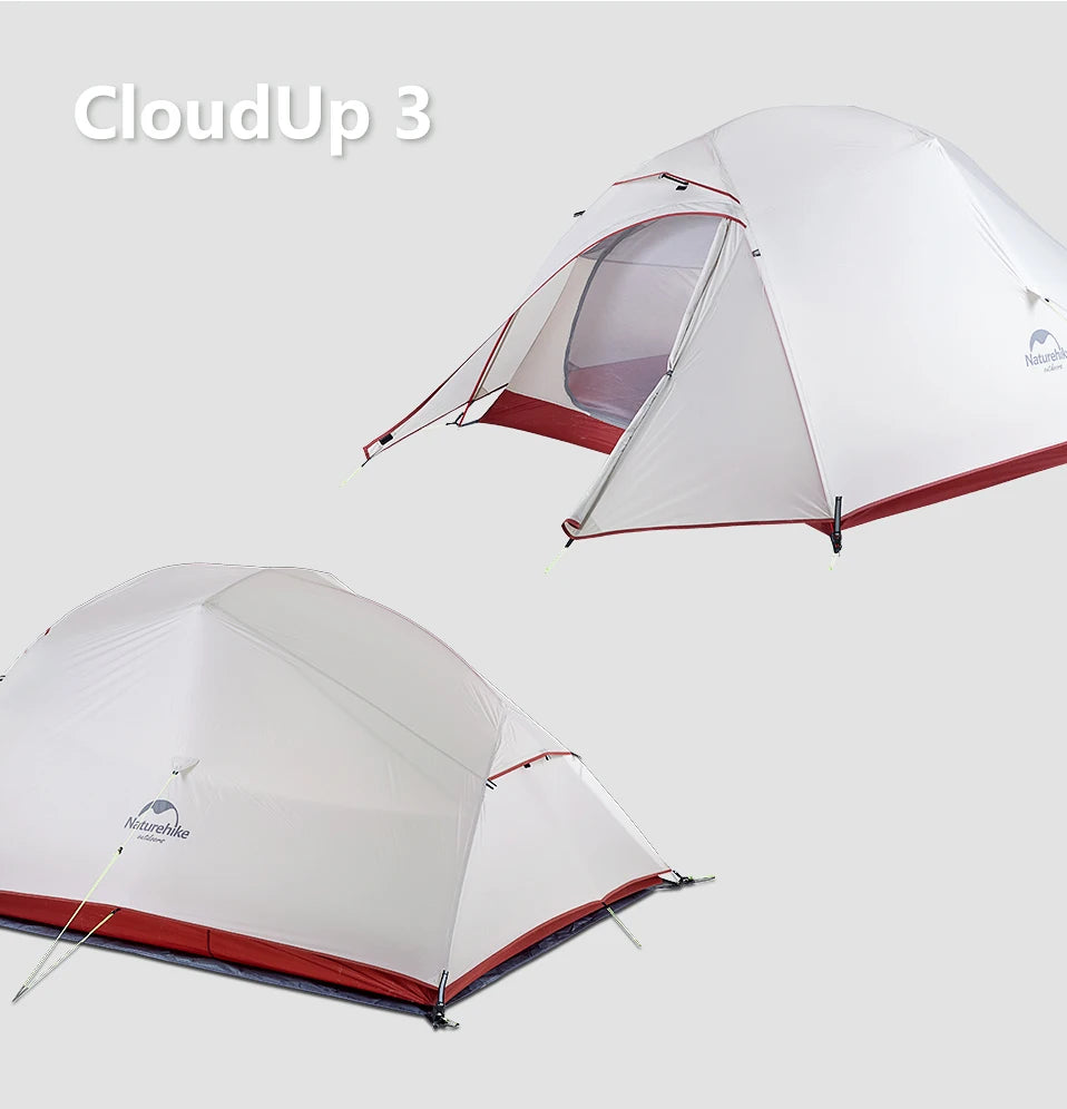 Naturehike Camping Tent Mongar 2 Persons Tent Cloud Up 1 2 3 Person Tent