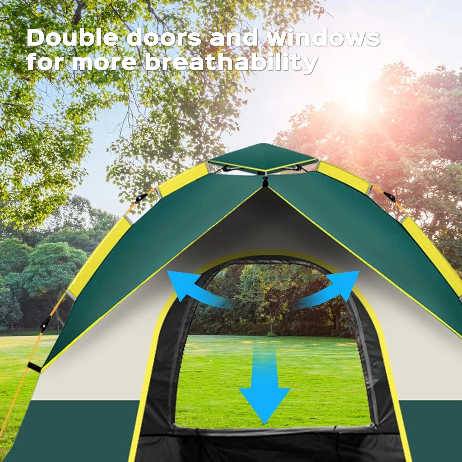  Dual Doors Camping Tent | Dual Doors Tent | Wanderlustprogear