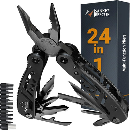 Multitool 24-in-1 Multitools Pliers with Professional Multi-tool for Survival Camping