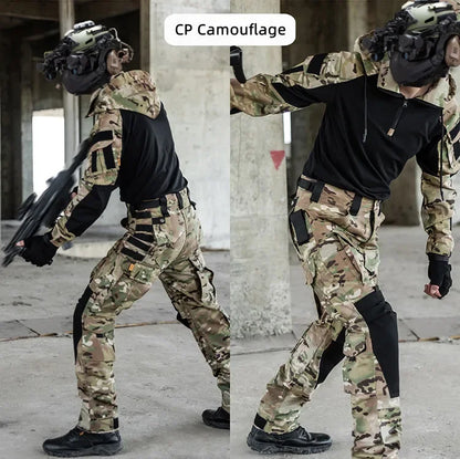 Outdoor Shirts Wear resistant T-Shirt Hooded Men Tactical Shirt Waterproof