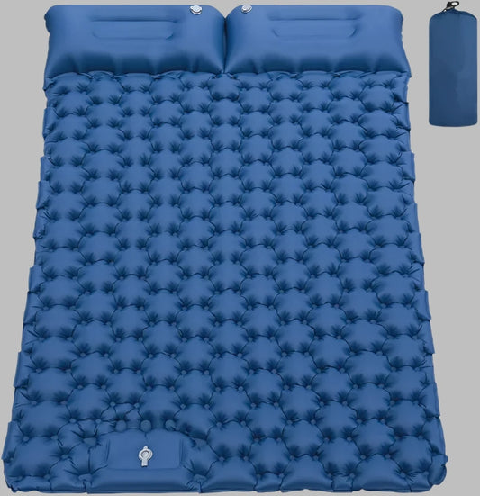 Double Sleeping Pad | Double Pillow Air Mattress | Wanderlustprogear