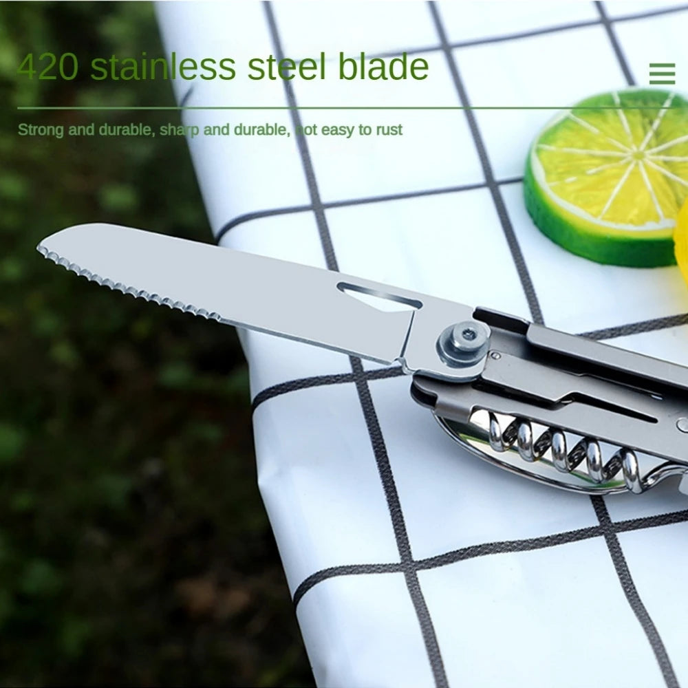 Stainless Steel Fork | Portable Fork Spoon | Wanderlustprogear