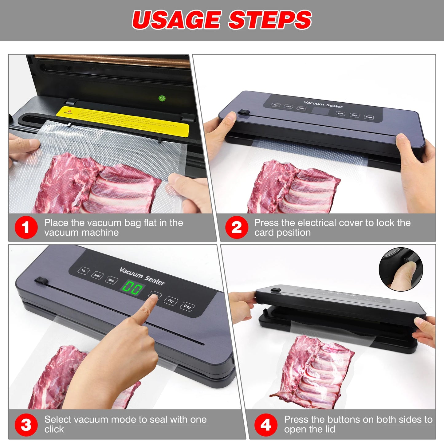 DayPlus Electric Sealing Machine Automatic Vacuum Sealer