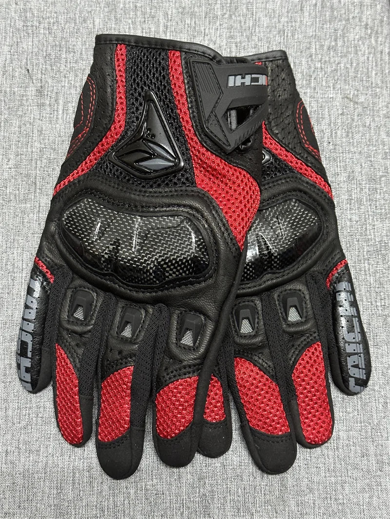 Motorcycle Gloves Genuine Leather