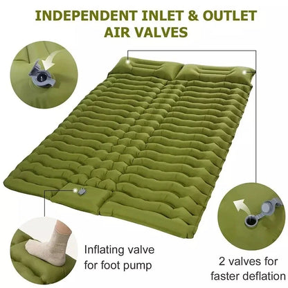 Camping Inflatable Mattress Couple Portable