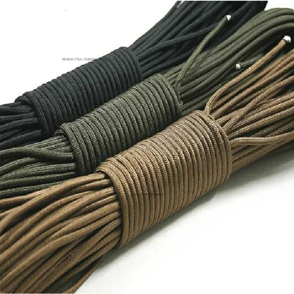 3M/5M/8M Dia.4mm 7 Stand Cores Paracord for Survival Parachute Cord