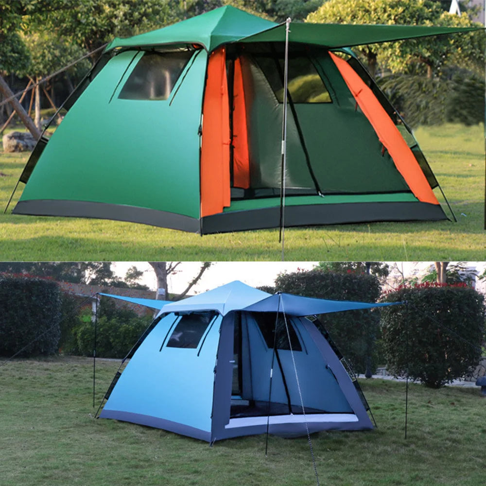 Automatic Quick Open 3-4 Person  Tent For Camping