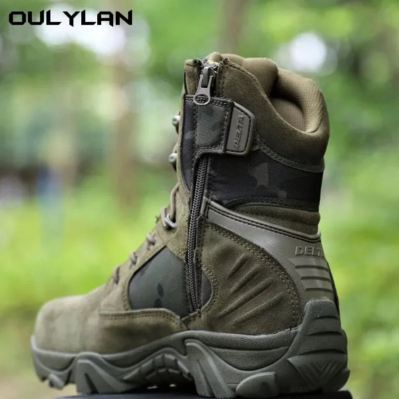 Climbing Outdoor  Camouflage Desert Boots Combat Training Shoes Outdoor Hiking Boots