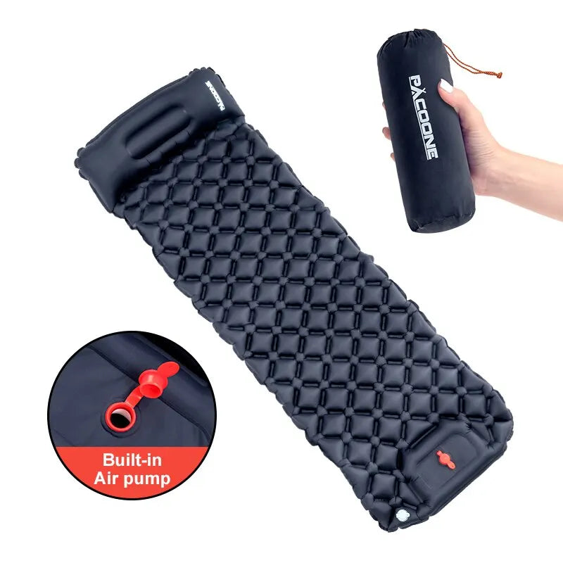 Camping Mat Camping Supplies Nature Hiking Inflatable Mat Portable Lightweight Camping Sleeping Mattress