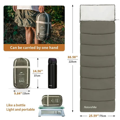 Naturehike Envelope Cotton Sleeping Bag Portable