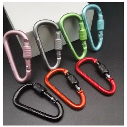 Aluminum Alloy Keychain | Climbing Lock Buckle | Wanderlustprogear