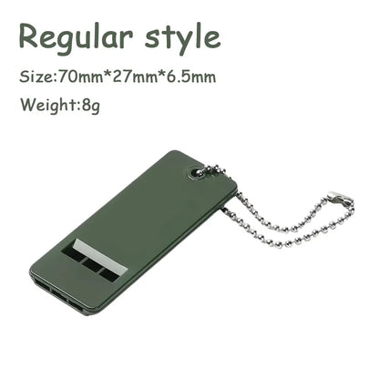 3-Frequency Whistle High Decibel Survival Whistle Portable Keychain