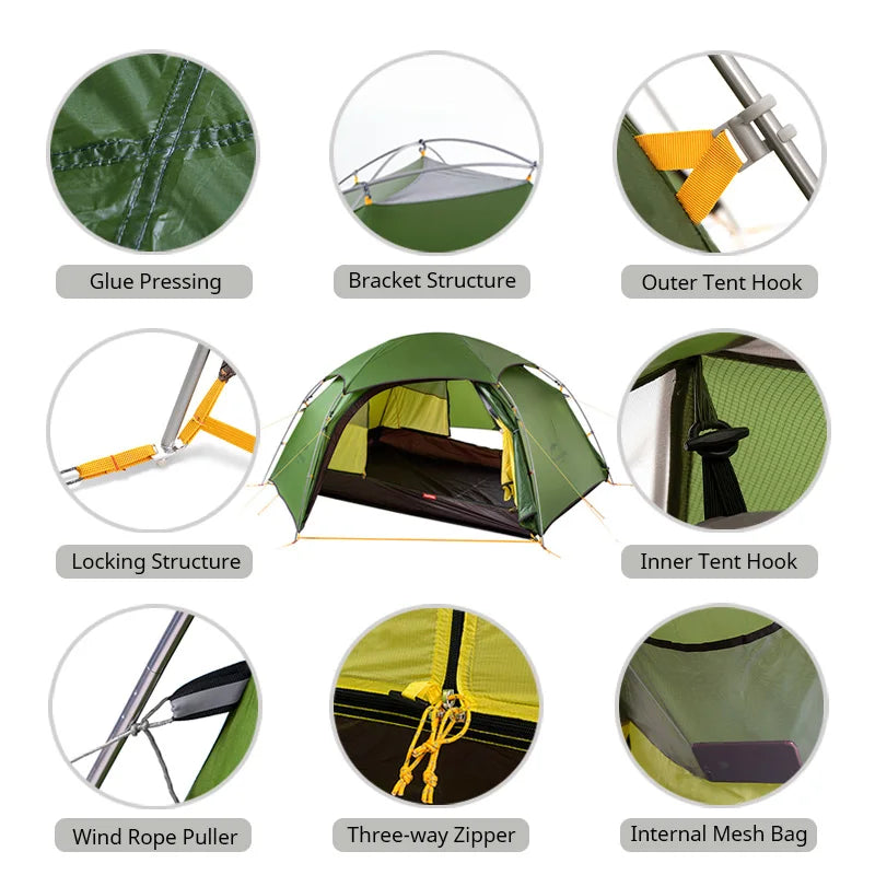 Ultralight 2 Person Tent | Camping Hiking Tent | wander lustprogear