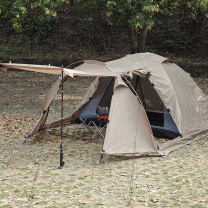 Fireproof Hot Extend Dome with with Stove Jack & Snow Skirt, Tent 2 Person