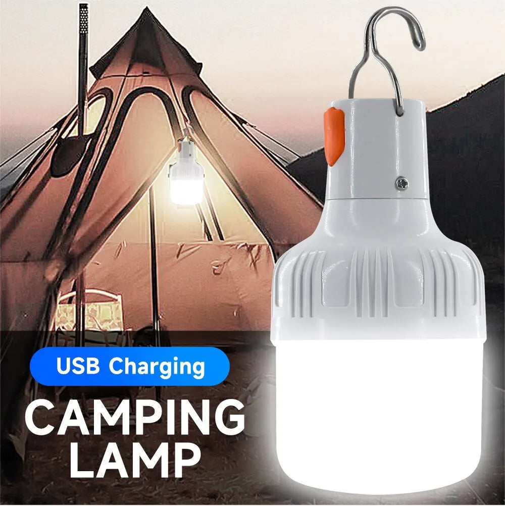 60W Emergency  Camping Rechargeable  Light Bulb