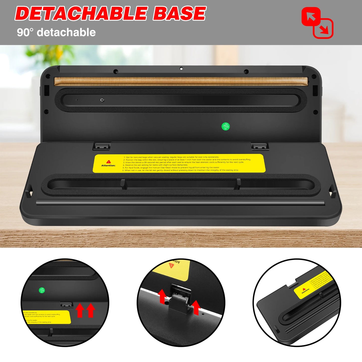 DayPlus Electric Sealing Machine Automatic Vacuum Sealer