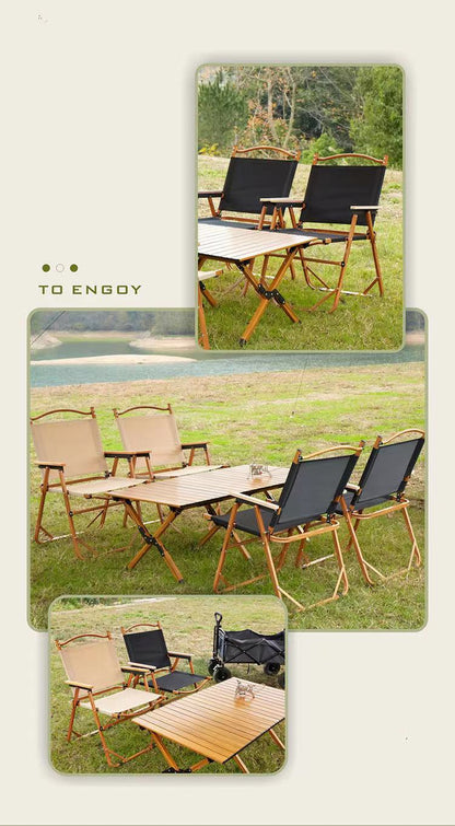 Outdoor Folding Chair Camping Picnic Table