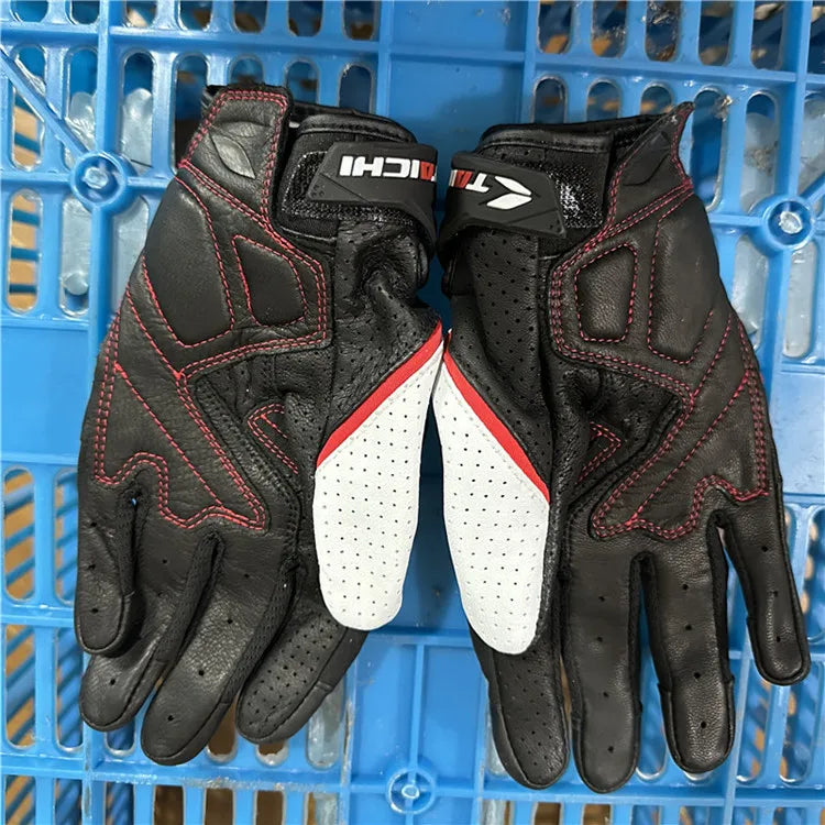 Motorcycle Gloves Genuine Leather