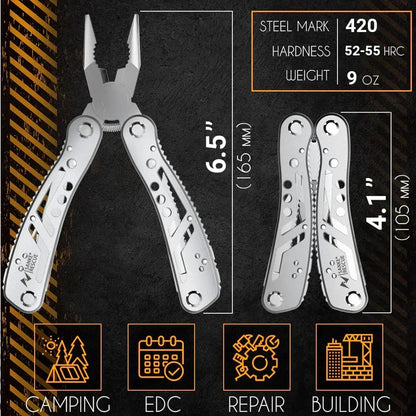 Multitool 24-in-1 Multitools Pliers with Professional Multi-tool for Survival Camping