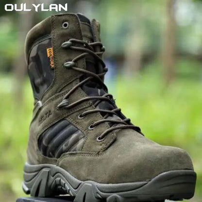 Climbing Outdoor  Camouflage Desert Boots Combat Training Shoes Outdoor Hiking Boots