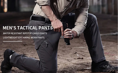 URBEST Men's Ripstop Tactical Pants, Water Resistant Cargo Pants