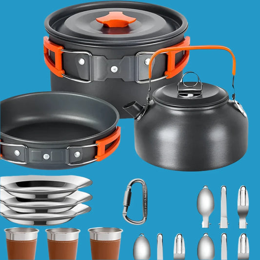 Camping Cooking Set | Picnic Set Teapot | Wanderlustprogear