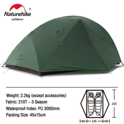 Naturehike Camping Tent Mongar 2 Persons Tent Cloud Up 1 2 3 Person Tent